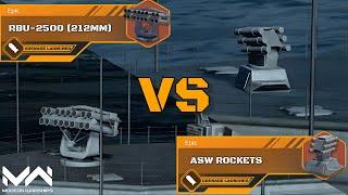 New GL! RBU-2500 (212mm) VS ASW Rocket | Epic Grenade Launcher Comparison | Modern Warships