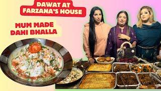 Dahi Bhalla Made by Mum  | Dawat at Farzanas | English Dinner #reflexion #viralvideo #familytime