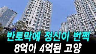 반토막에 정신이 번쩍 8억이 4억된 고양