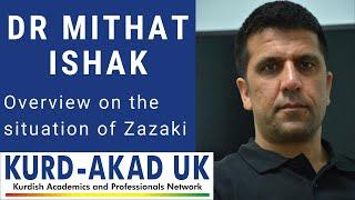 Mithat Ishak | Brief overview on the situtaion of Zazaki | Kurd-Akad UK