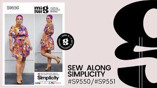 Sew Along for Mimi G Style X Simplicity #S9550/#S9551