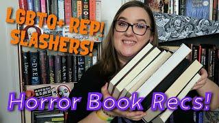 Horror Book Recommendations | LGBTQ Rep, Slashers, Paranormal Books and MORE