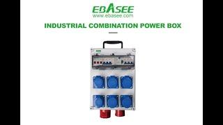 EBASEE Customized Waterproof Industrial Power Socket And Plug Box