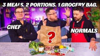 Chef vs Normals: GROCERY SHOP CHALLENGE | Sorted Food