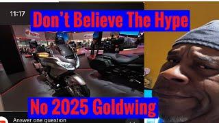 Still No 2025  50th Anniversary Honda GOLDWING.