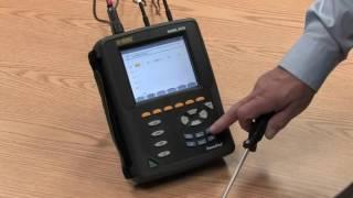 AEMC®   Model 8335   3 Phase Power Quality Analyzer   Walkthrough