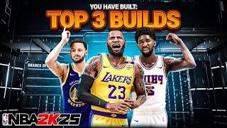 TOP 3 BUILDS IN NBA 2K25! Best ALL-AROUND GUARD & CENTER BUILDS! Best Build NBA 2K25!