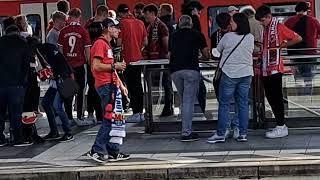 Schlägerei Kaiserslautern gegen Darmstadt am Hauptbahnhof Hooligans 3:3 Randalieren