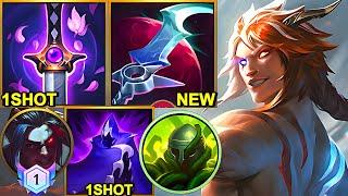 Wild Rift China Top1 Kayn Jungle - NEW Eclipse ONE SHOT RED KAYN BUILD RUNES - RED Kayn BROKEN ?