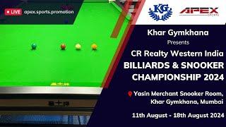 SHOAIB KHAN VS SPARSH PHERWANI - KharGym Presents CR Realty Western India Snooker Championship 24