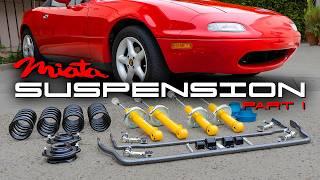 Miata Street Suspension Upgrade - FM Koni Stage 2.5 Install Part 1: Front