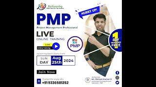 PMP Online Training | August 2024 Batch | Day 1 Training - Open For All | ShriLearning