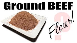 Beef Flour in 10 minutes? Carnivore Keto Meat Flour #keto #carnivore