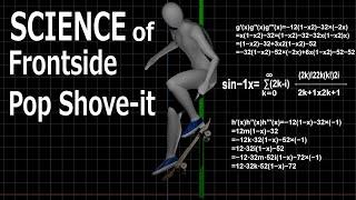 Science and 3D model based facts of FRONTSIDE POP SHOVE-IT