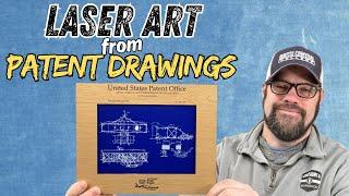 Create laser art from Patent drawings