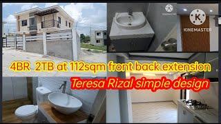 112sqm 4BR 2TB simple renovation TERESA RIZAL project