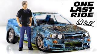 Restoration Fast & Furious Nissan Skyline R34 GTR Paul Walker car