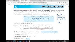 [IB Math HL11] Factorial notation 팩토리얼(계승)표기