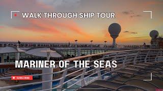 Walk through Mariner of the seas ship tour Royal Caribbean