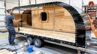 Man Builds DIY Camper Caravan | Start to Finish Build by @christiangreen612