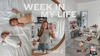 WEEK IN MY LIFE as a SAHM of 2 under 2