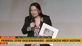 Asociația HELP Autism // Premianți ai Galei Premiilor Participării Publice, 2024