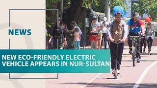 New eco friendly electric vehicle appears in Nur Sultan. Qazaq TV News