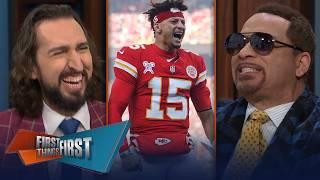 Chiefs beat Steelers, Ravens beat Texans, Is Mahomes officially back? | NFL | FIRST THINGS FIRST