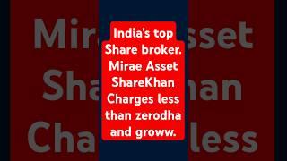 Mirae Asset Sharekhan to be India's number one broker? How see entire video