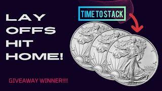 Job layoffs hit home! | No better time than now to #stacksilver