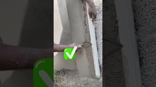 Piller plaster #shortsfeed #construction #plaster #skills #ytshorts