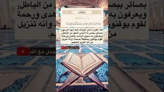 (هذا بصائر للناس وهدى ورحمة لقوم يوقنون) | تلاوة خاشعة | تدبر القرآن | تدبر آية | صوت جميل | الجاثية