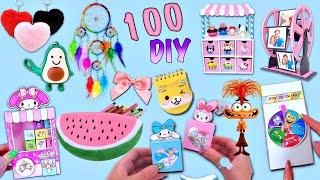 100 DIY - EASY LIFE HACKS AND DIY PROJECTS  - School Supplies - Room Decor and more...