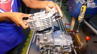 Complete Assembling of a 125cc Motorcycle Engine