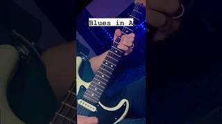 Easy Groovin' Blues guitar licks (A) 