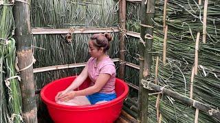 How to make a bathroom from weeds and bamboo that is environmentally friendly EP.39