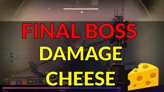 DAMAGE CHEESE FINAL BOSS - VESPERS HOST DUNGEON CORRUPTED PUPPETEER