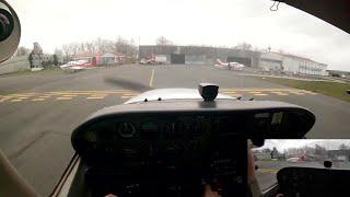 Crosswind Landing RWY08 at Leer-Papenburg (EDWF) | Cessna 172-R Skyhawk