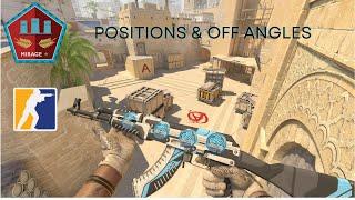 Powerful Off Angles & Positions on Mirage CS2