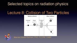 Selected Topics on Radiation Physics: Lecture 8: Collision of Two Particles,