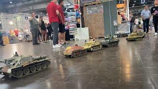 Hooben Tanks in Hobbymesse Leipzig Exhibition Video Mix-cut