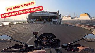 After having x2 stents fitted , finally have travel insurance | BMW R1250GS gets 5 hours in France