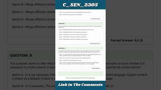 (C_SEN_2305) SAP Certified Application Associate - SAP Enable Now Exam Dumps PDF