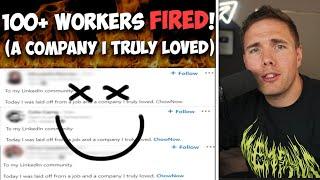 100+ WORKERS FIRED! (A COMPANY I TRULY LOVED)  | #chownow