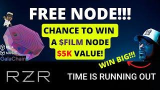 Gala Film Node Giveaway! $5.5k Value! EASY ENTRY! Are you still sleeping $Gala, $Film, & $Music?