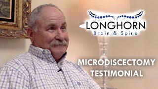 Longhorn Brain and Spine - Microdiscectomy Testimonial