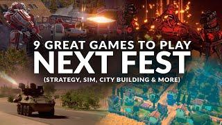 STEAM NEXT FEST 2023 | 9 Great Games to Try - February 2023 (Strategy, Management, City Building)