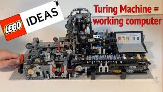 Turing Machine – Working Lego Computer (Lego Ideas link in desc)