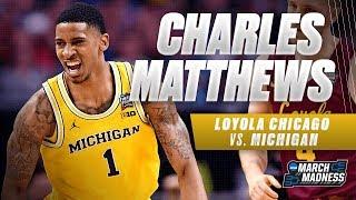 Michigan's Charles Matthews scores 17 points in the Wolverines Final Four victory