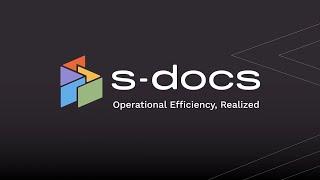 Introducing an all-new S-Docs